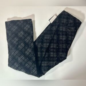 Elliot Lauren Women's Pants Stretch Velvet Textured Black Size 8